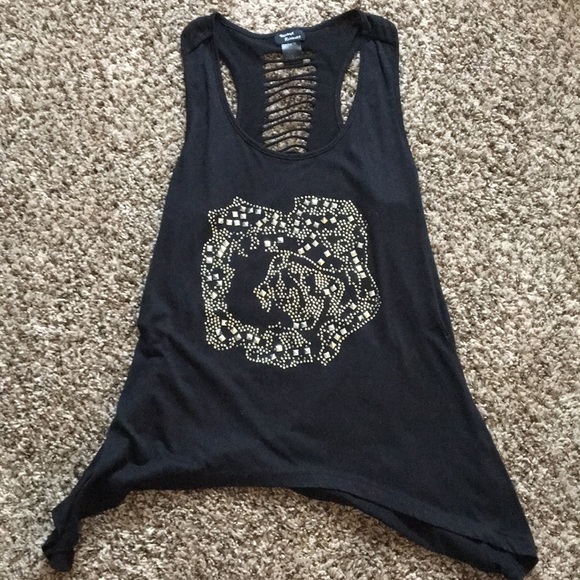 Hot Topic Tops - Rose Sudded Tank
